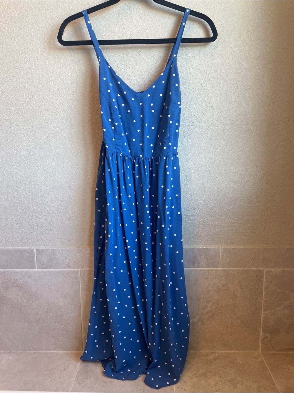 Old Navy Blue Polka Dot Sundress